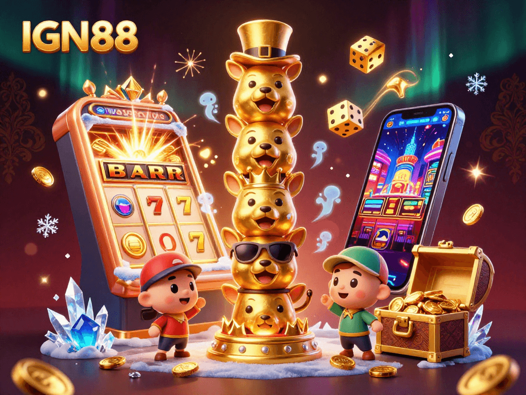 Ignite your gaming experience at IGN88 with dynamic slot visuals and animated betting elements.