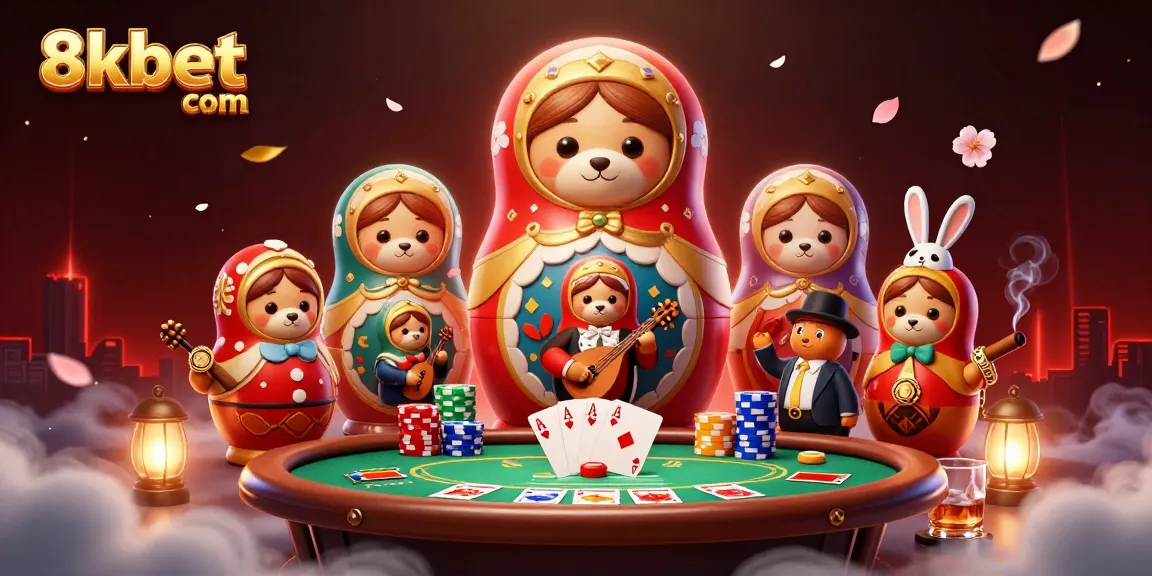 Experience thrilling moments at 8xbet com with vibrant casino elements featuring clever characters.