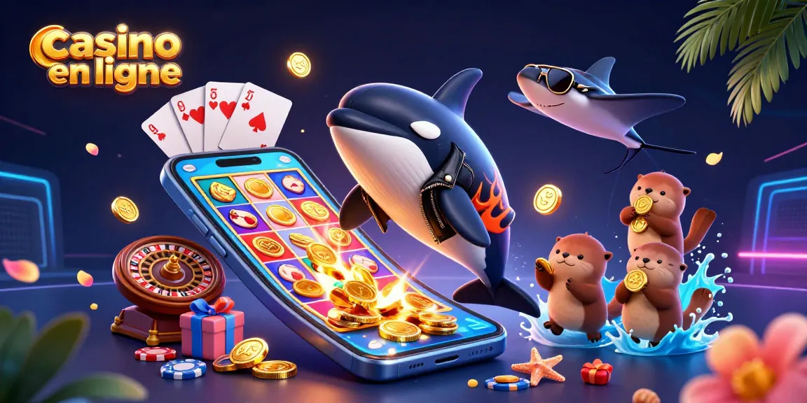 Le casino en ligne transforme l'orque, la raie et les loutres en un monde ludique et dynamique.