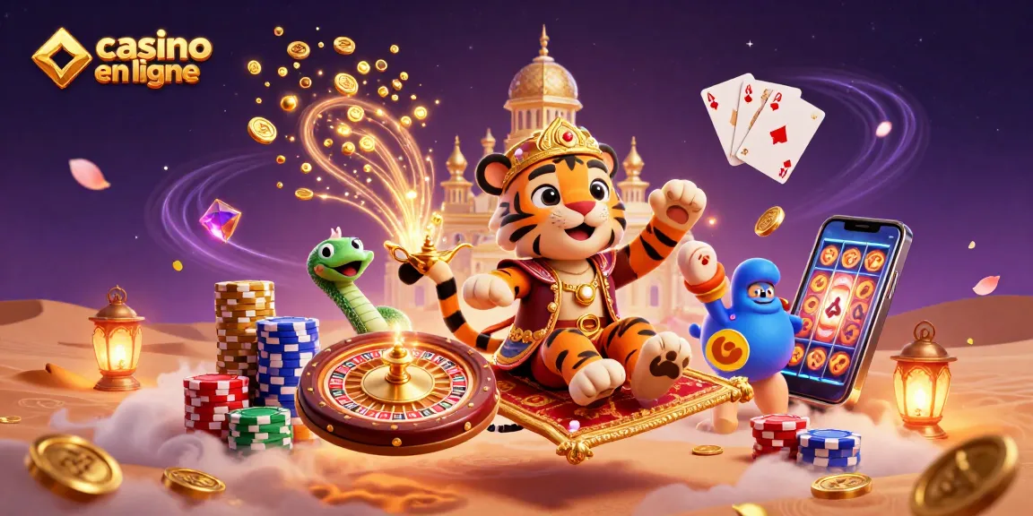 Jouez au casino en ligne avec des gains en explorant un sultan, un génie, et des éléments riches en 3D.