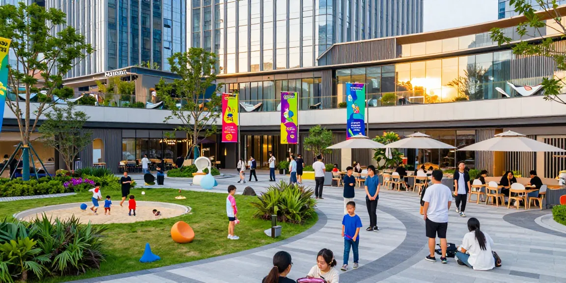 Experience the vibrant atmosphere of MANTRA88 with people enjoying entertainment and leisure activities.