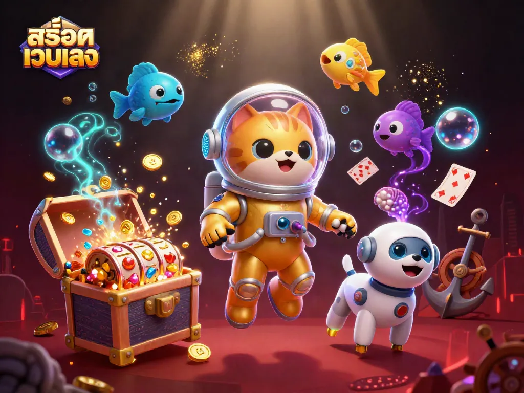 สล็อตเว็บตรง เล่นเกมสล็อตสุดมันส์กับอวกาศจากแมวขาวในชุดทอง