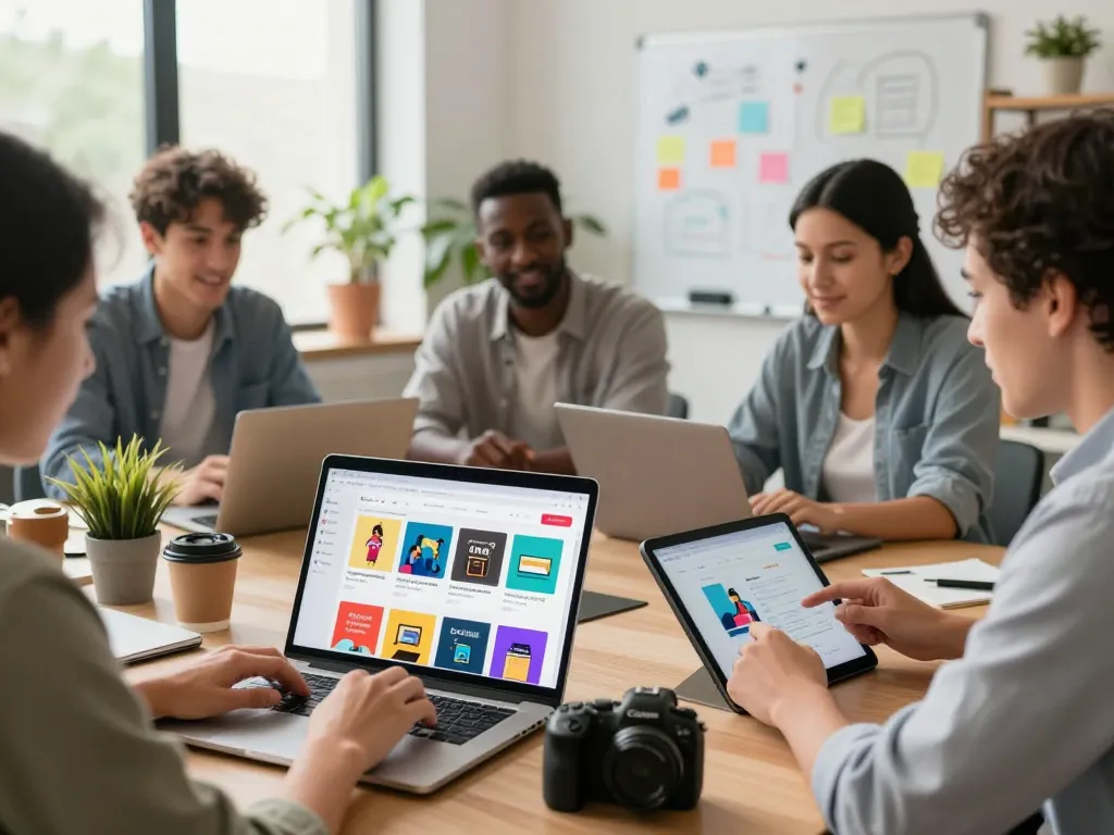 Buy PLR Digital Products and explore vibrant e-commerce opportunities in a collaborative workspace.