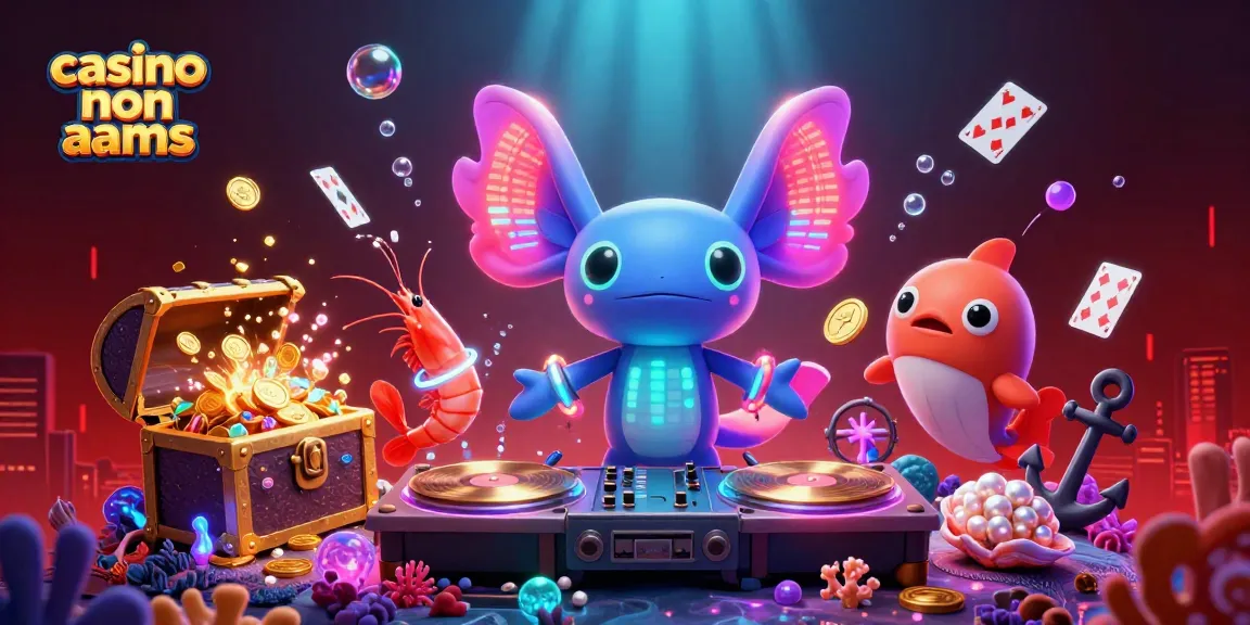 Gioca nei casinò non AAMS con un DJ axolotl in un'atmosfera vibrante e animata