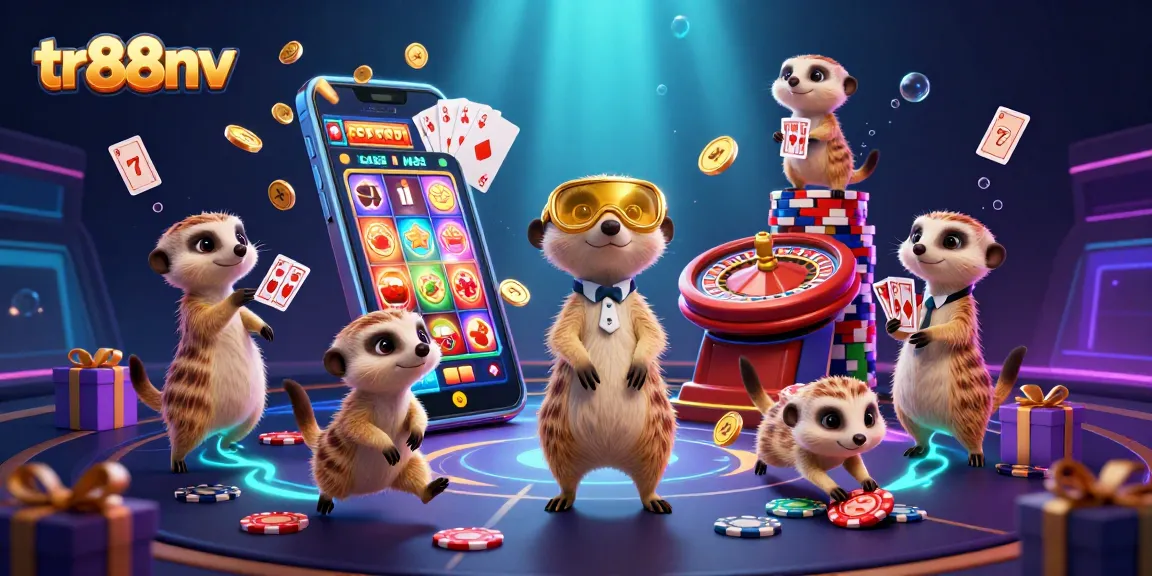 Experience exhilarating slots and jackpots at tr88nv with meerkats running the casino!