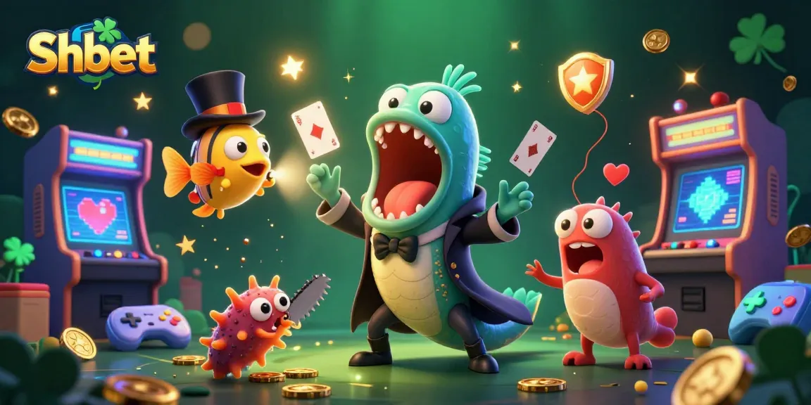Shbet unveils an exciting 3D illustration of a magical underwater casino experience, showcasing vibrant characters and gaming elements.