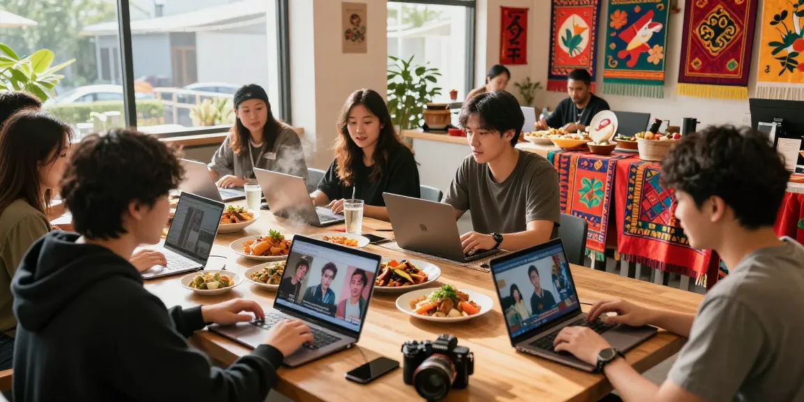 Engaging community sharing content on https://hanadultalk.com, celebrating Asian culture in Spanish.