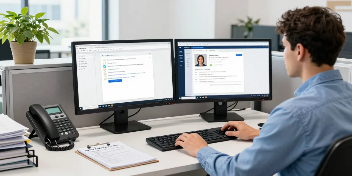 Telus-Technical-Support expert assisting customers at a modern tech support desk.